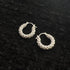 tweed pierce/earring